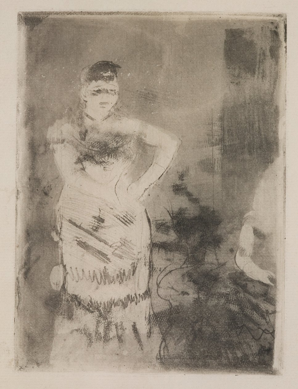 Un chanteur - Edgar Degas