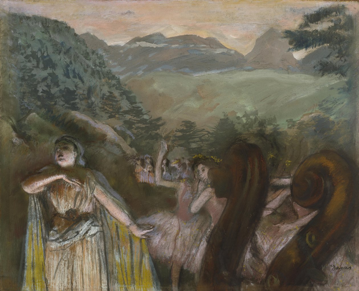 Aria après le ballet - Edgar Degas
