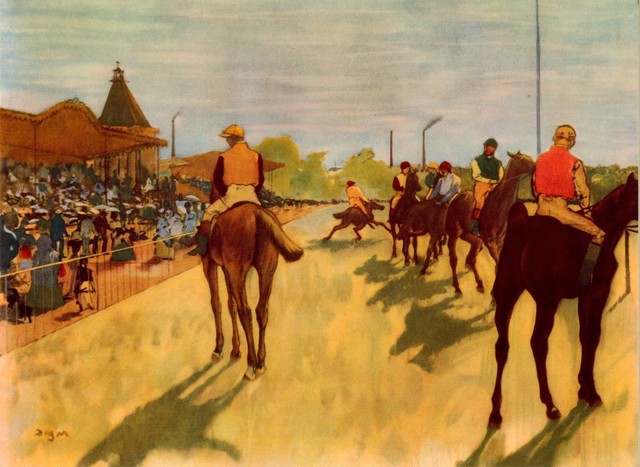 Aux courses, vers 1866-1868, 1937 - Edgar Degas