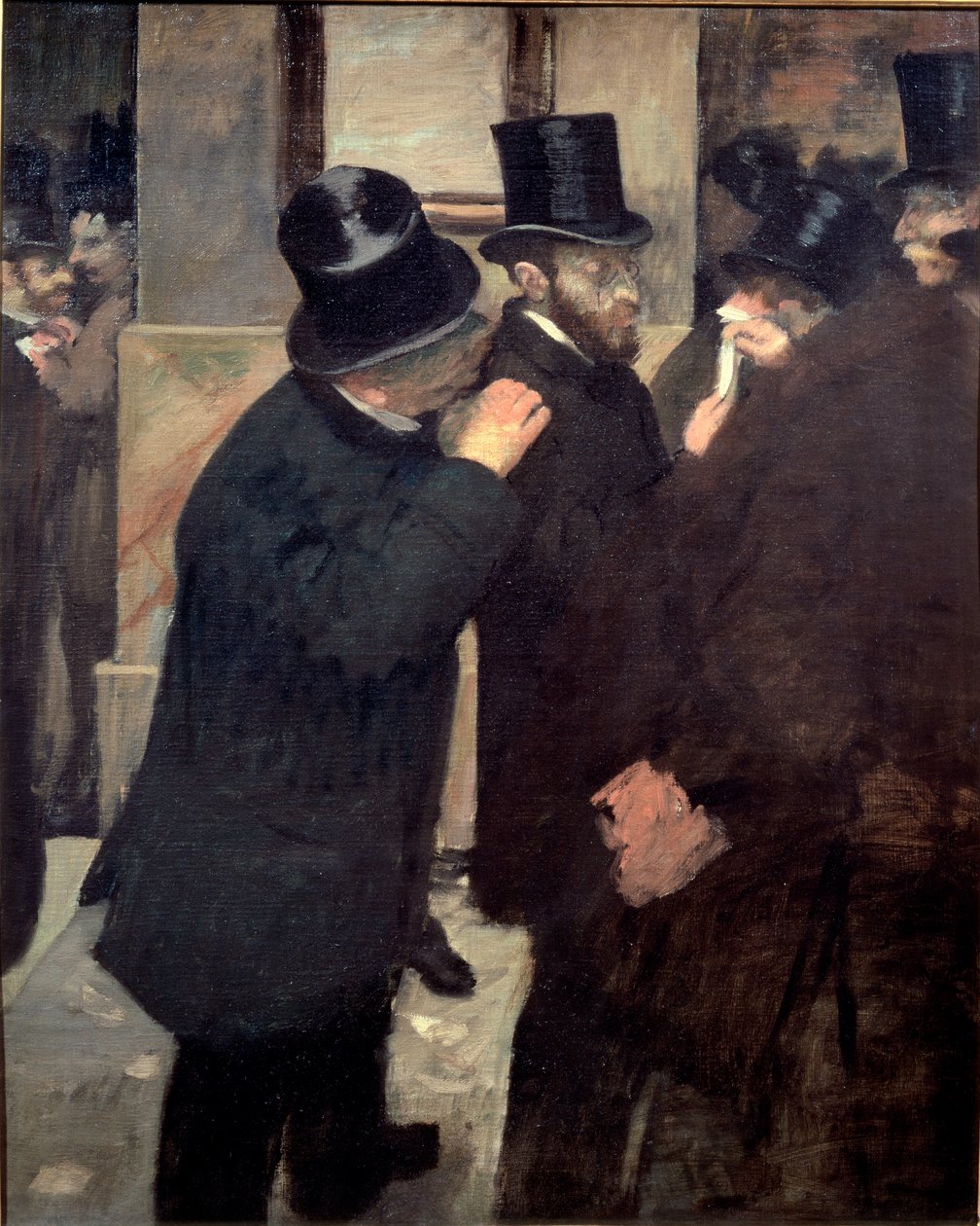 À la Bourse - Edgar Degas