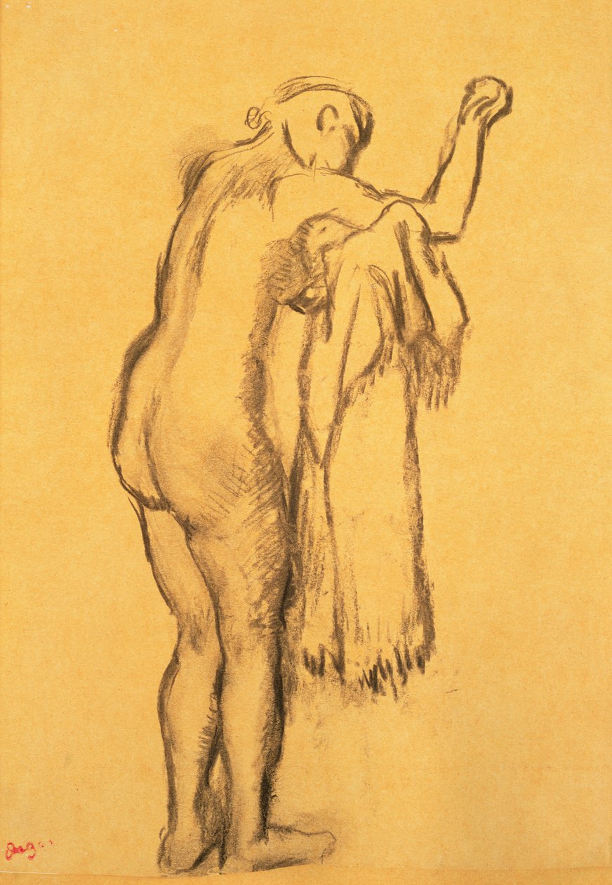 Baigneuse se séchant - Edgar Degas