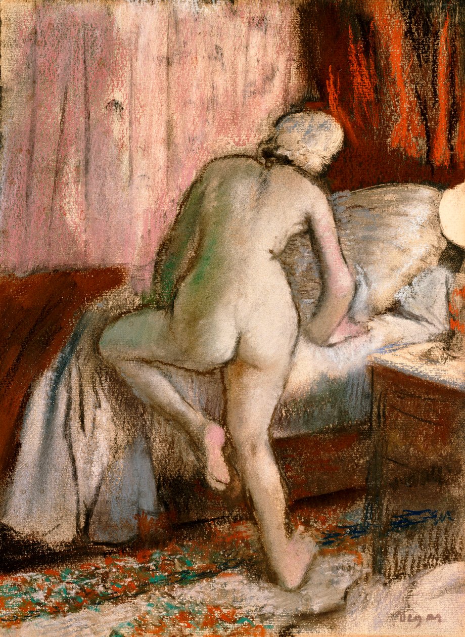 Heure du coucher, vers 1883 - Edgar Degas