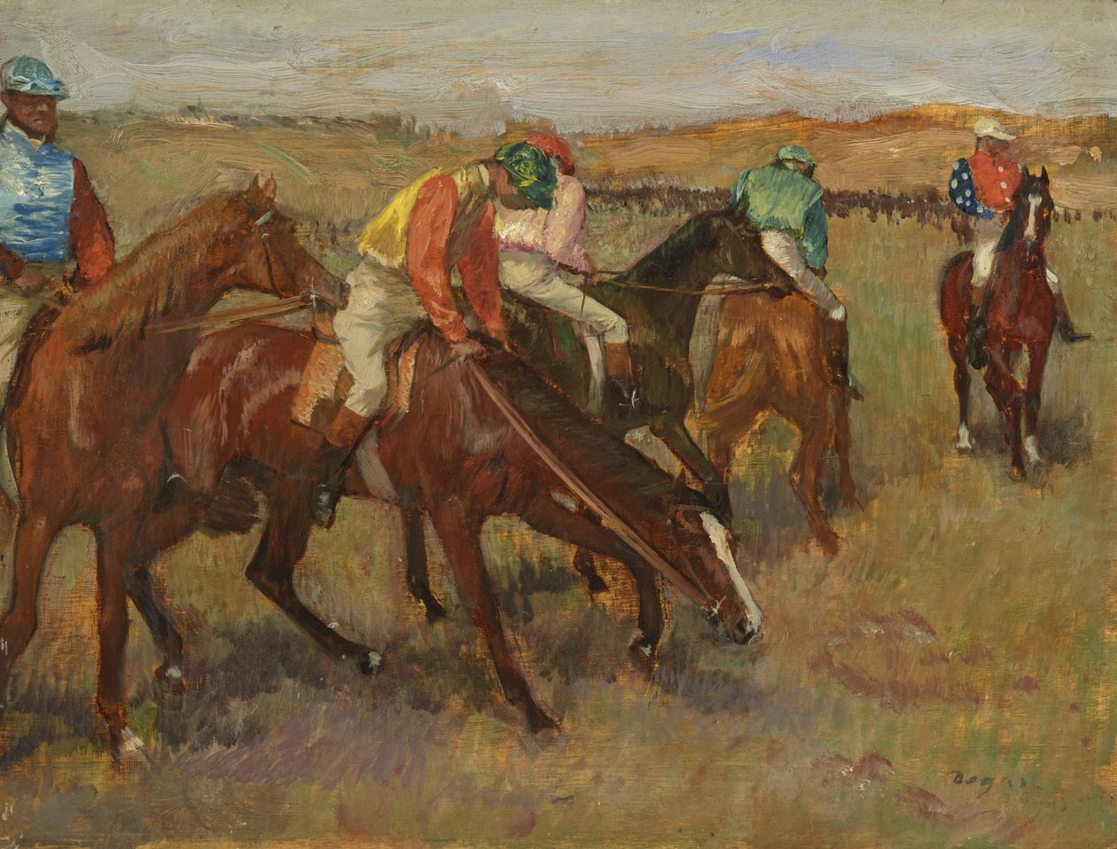 Avant la course - Edgar Degas