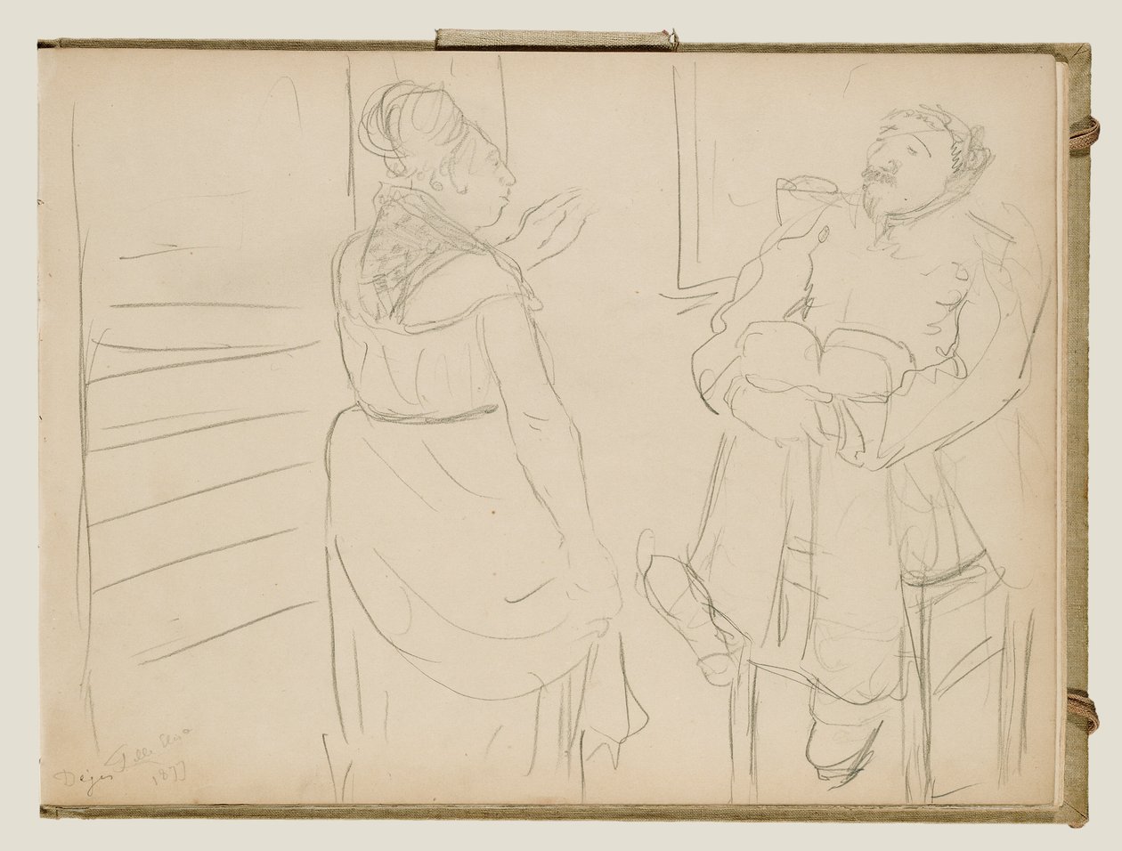 Scène de bordel - Edgar Degas