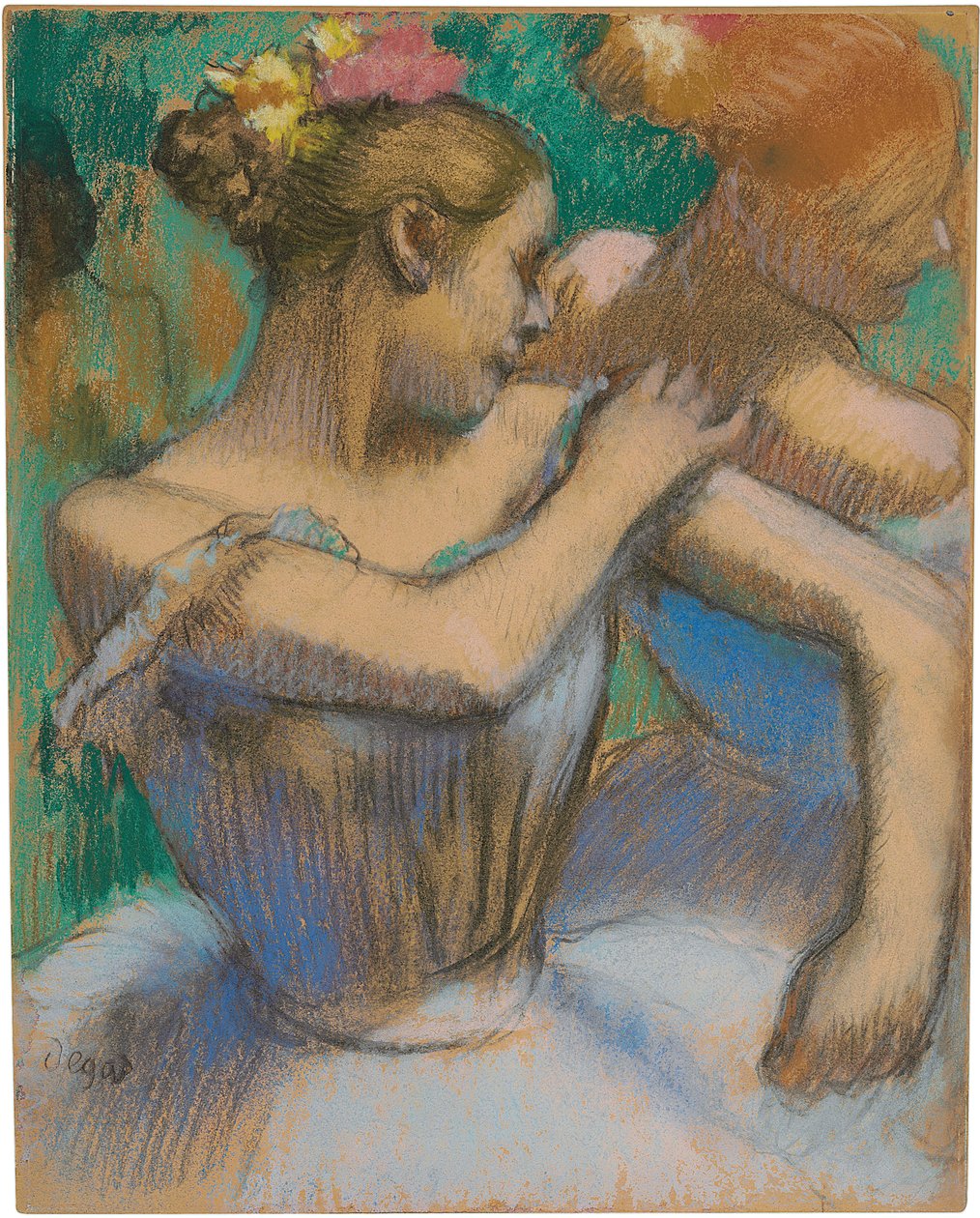 Danseuse ajustant son épaule, c.1896-99 - Edgar Degas