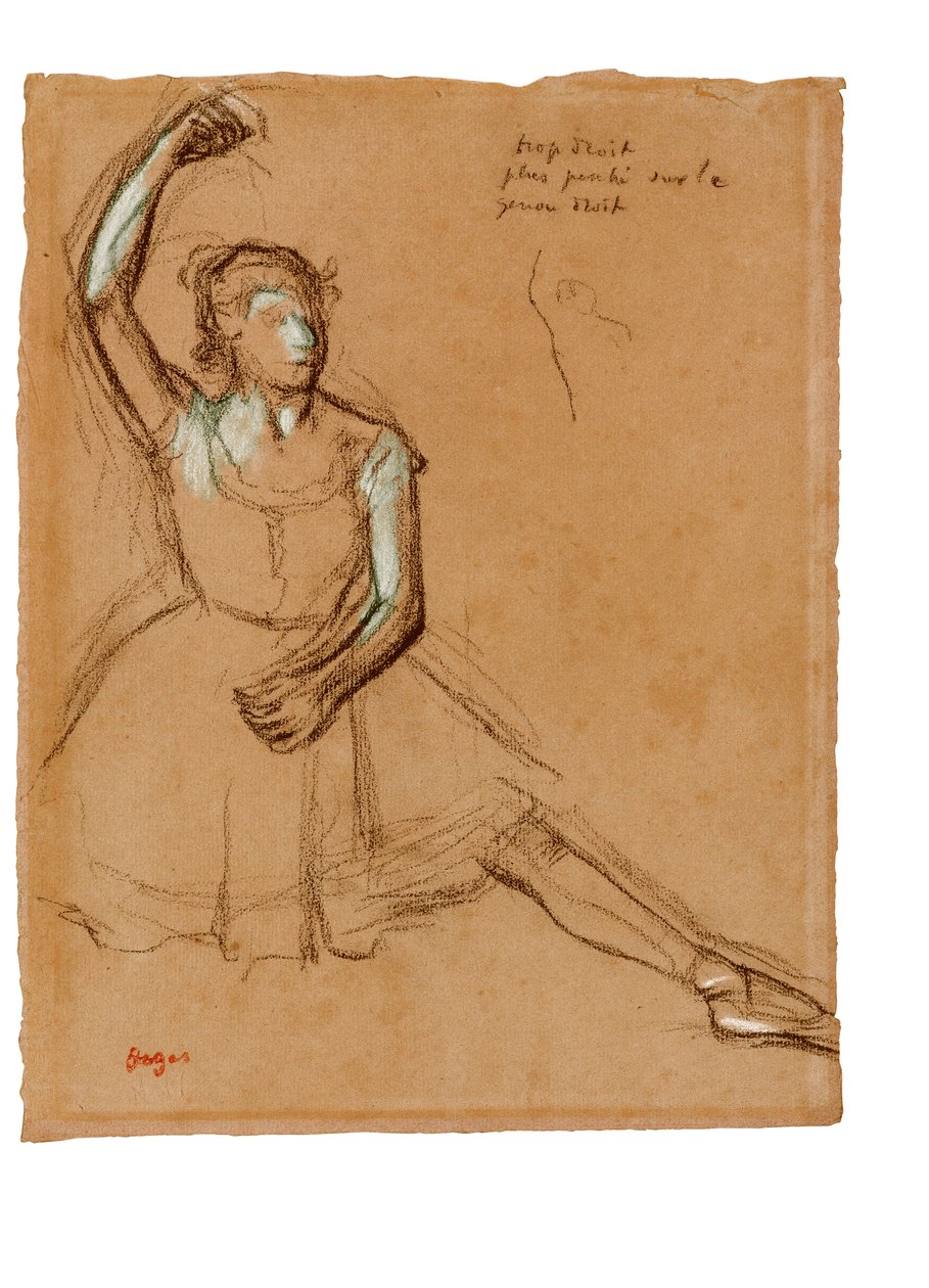 Danseur Vue de Face - Edgar Degas
