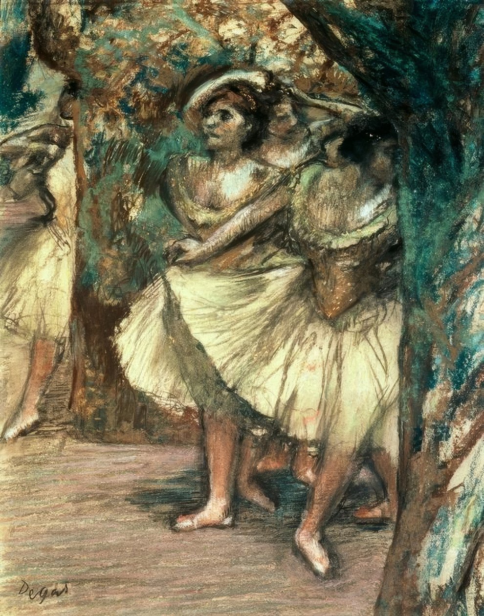 Danseuses en vert - Edgar Degas