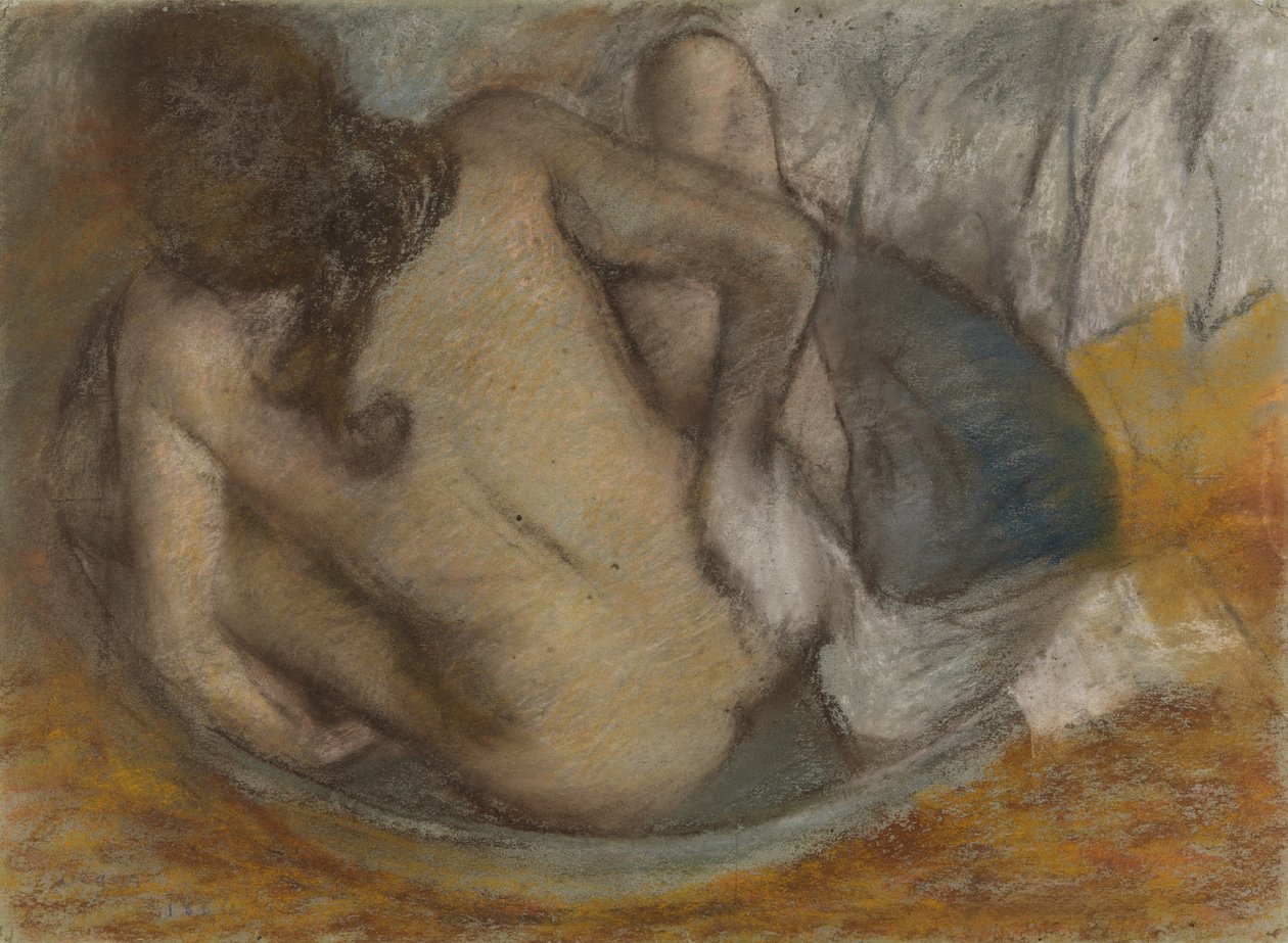 Femme au tub - Edgar Degas