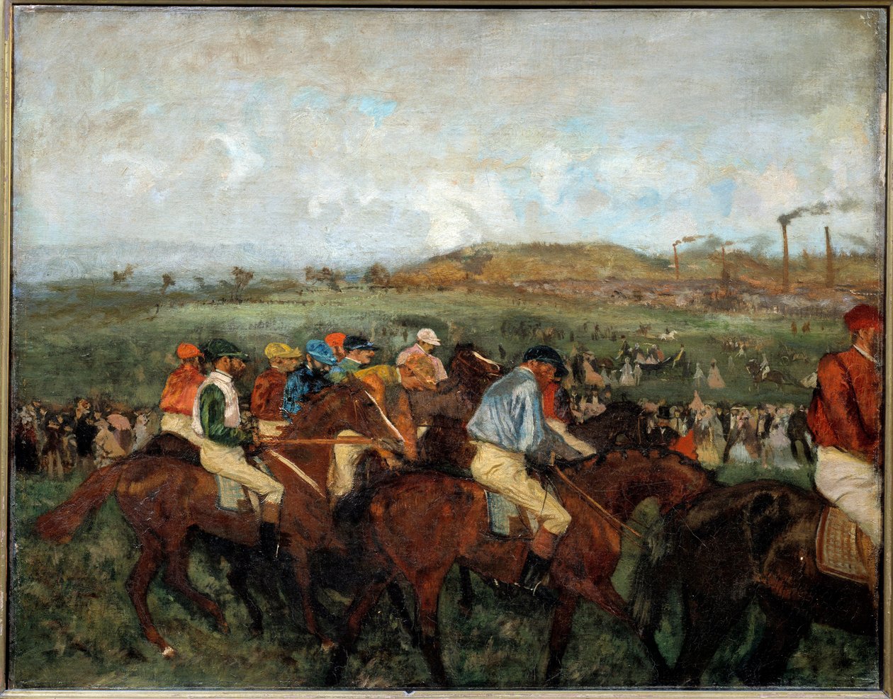 Course de gentlemen. Avant le départ - Edgar Degas