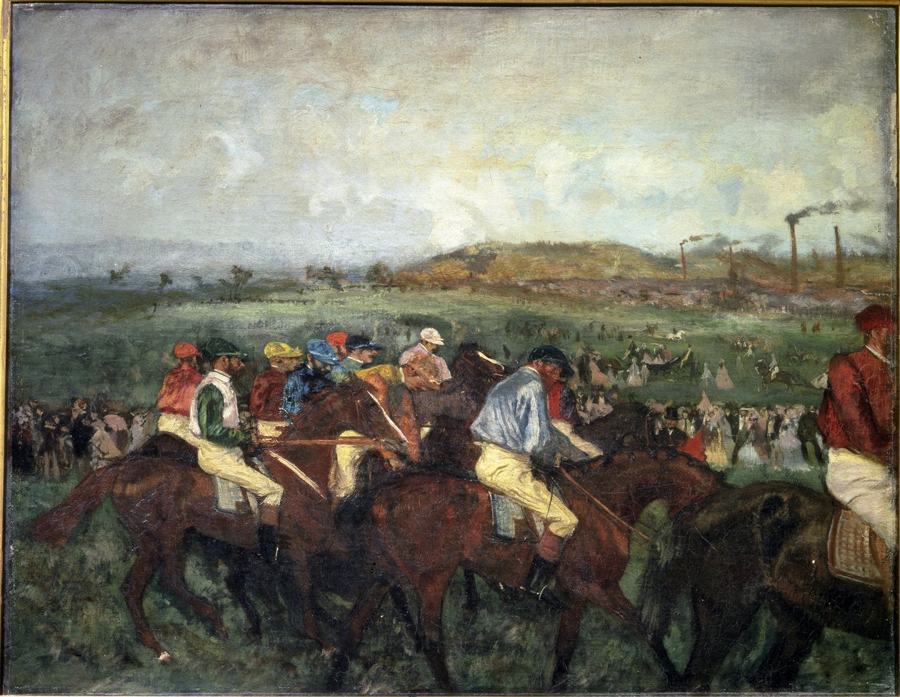 Course de gentlemen. Avant le départ, 1862 - Edgar Degas