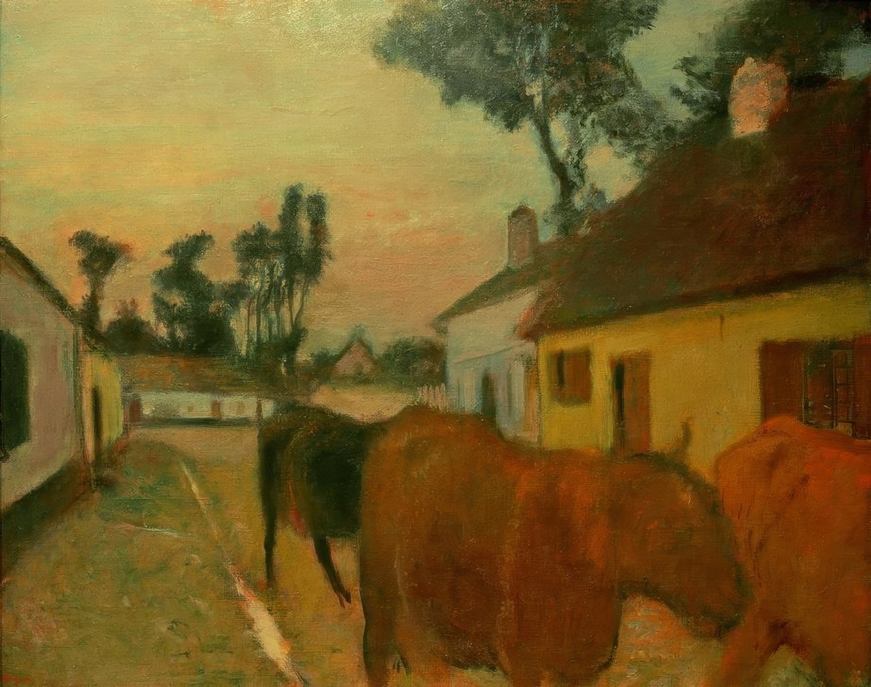 Retour du troupeau - Edgar Degas