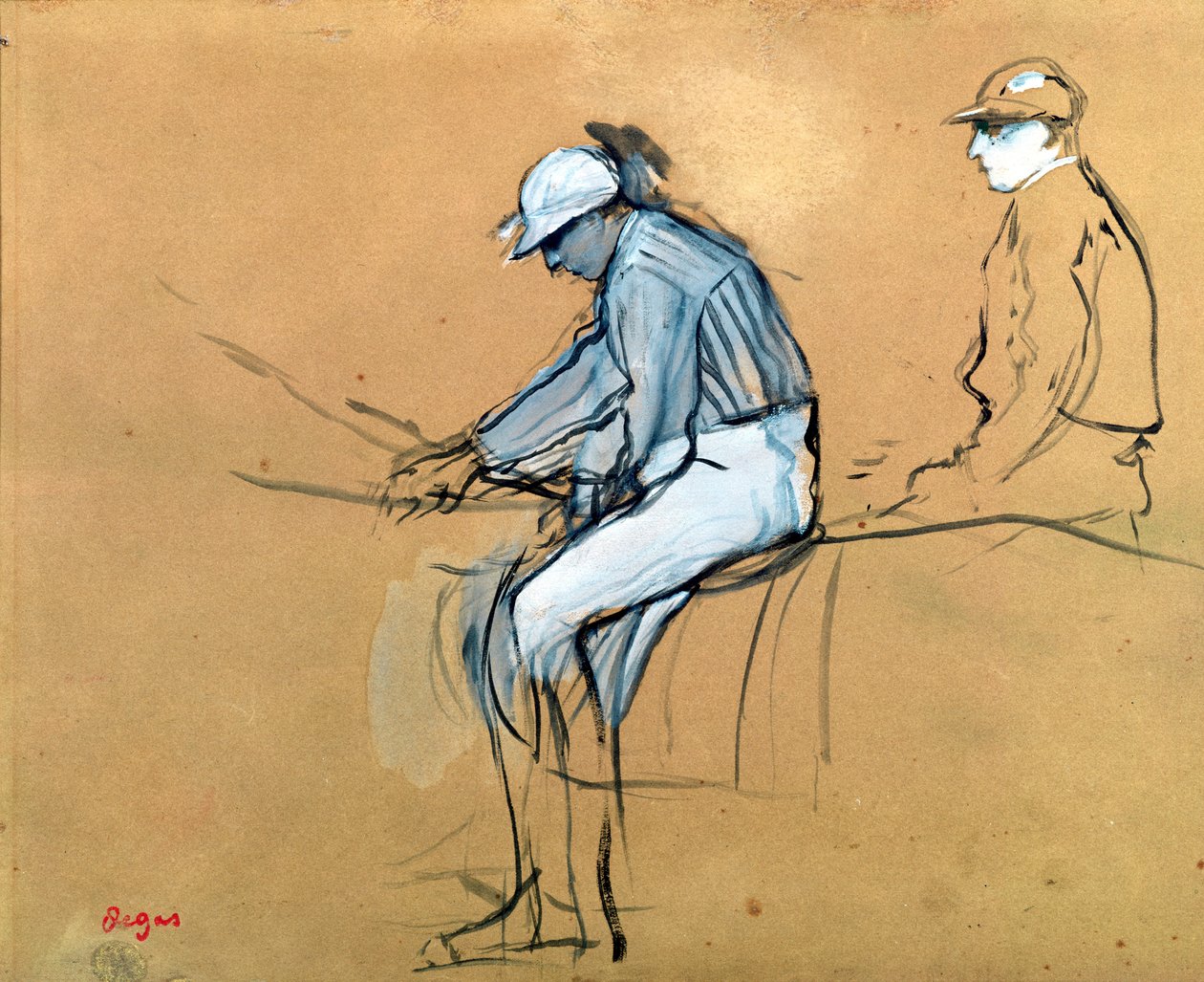 Jockeys - Edgar Degas