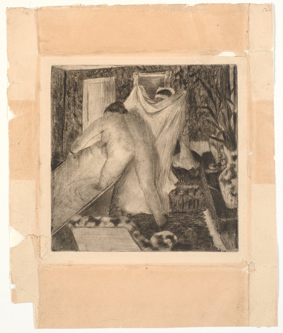 La sortie du bain - Edgar Degas