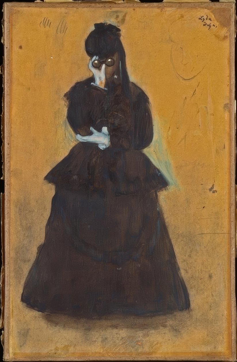 Lyda (Femme à la lorgnette) - Edgar Degas