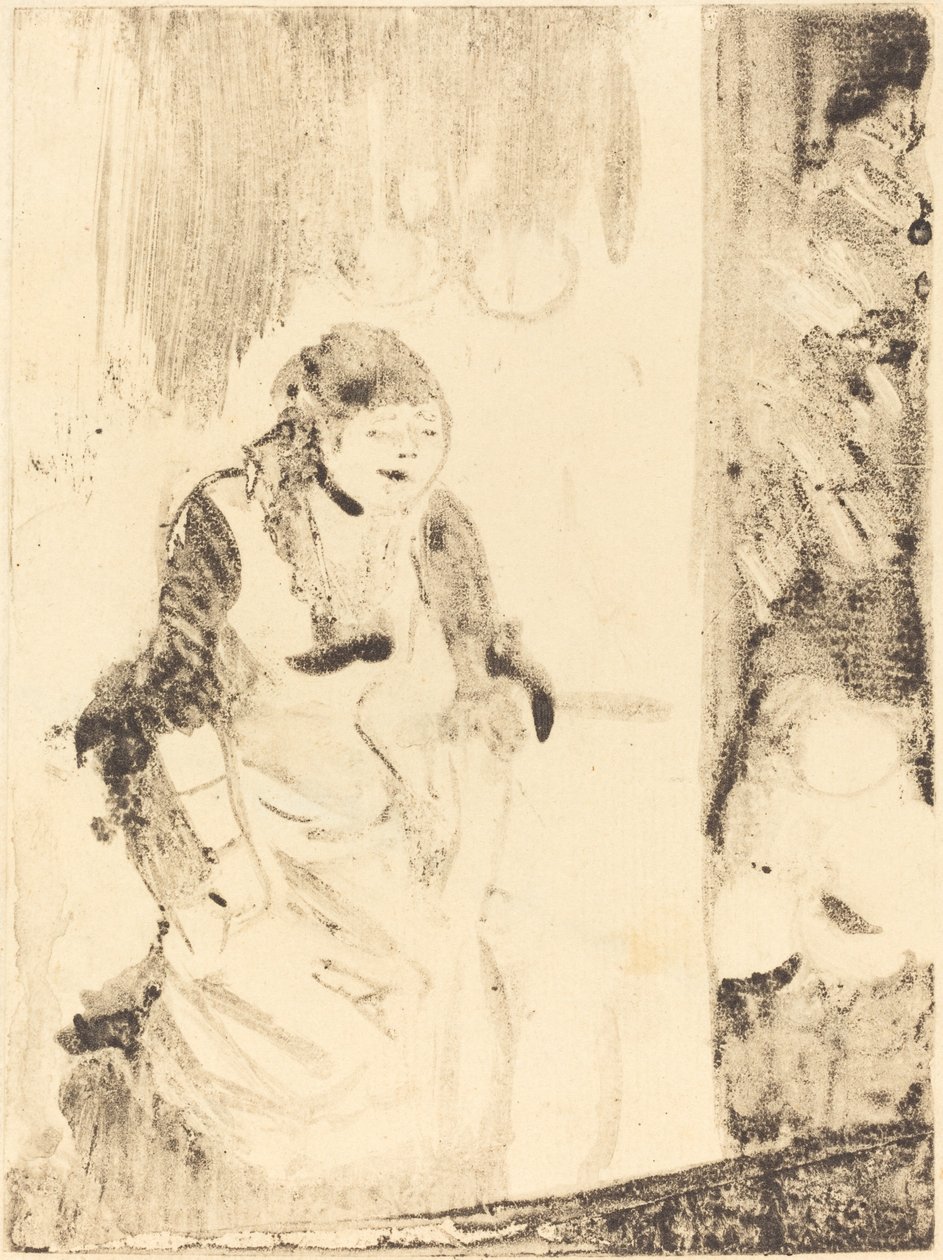 Mlle Bécat, c. 1877-1878 - Edgar Degas