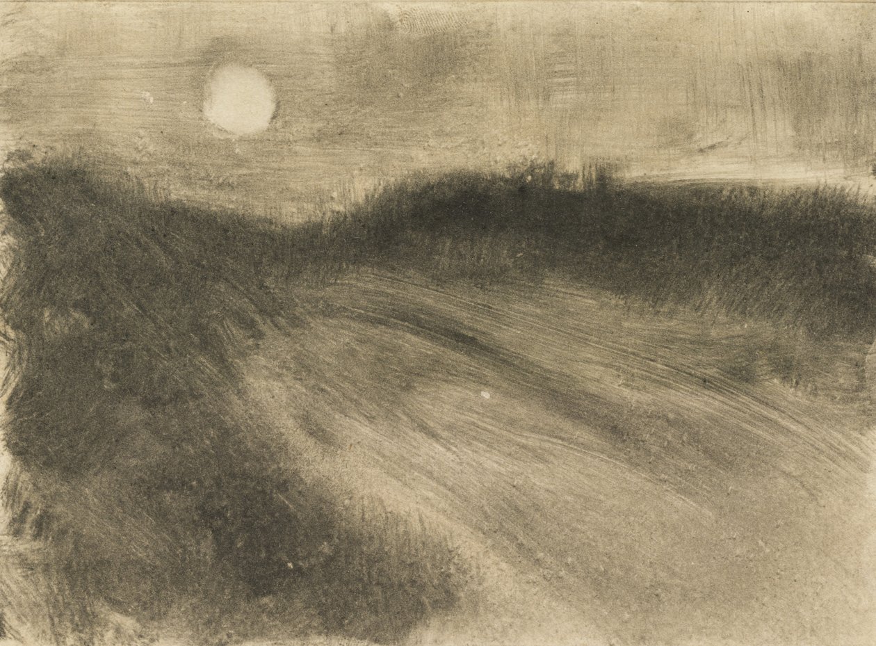 Lever de lune, vers 1880 - Edgar Degas