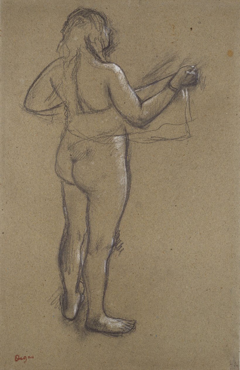 Femme nue se séchant - Edgar Degas