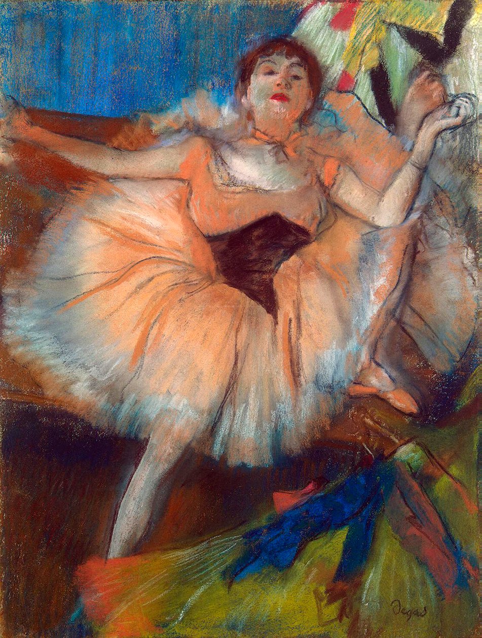 Danseuse assise, 1879-1880 - Edgar Degas