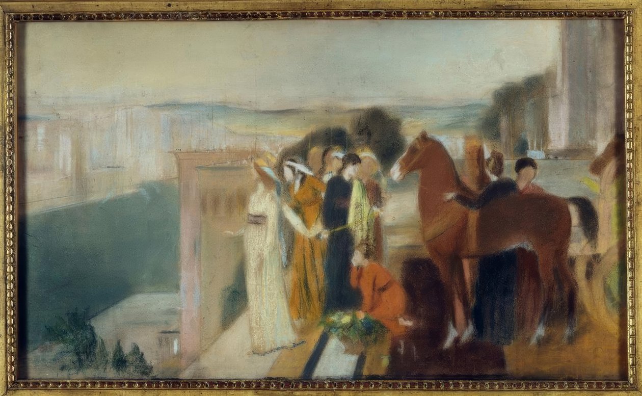 Sémiramis construisant Babylone - Edgar Degas