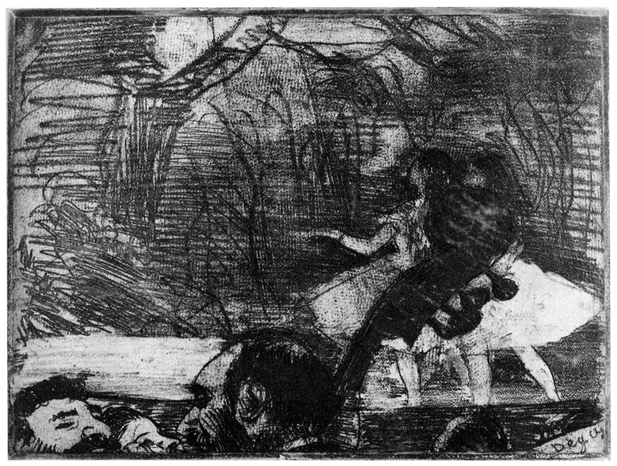Sur la scène, vers 1850-1910, 1924 - Edgar Degas