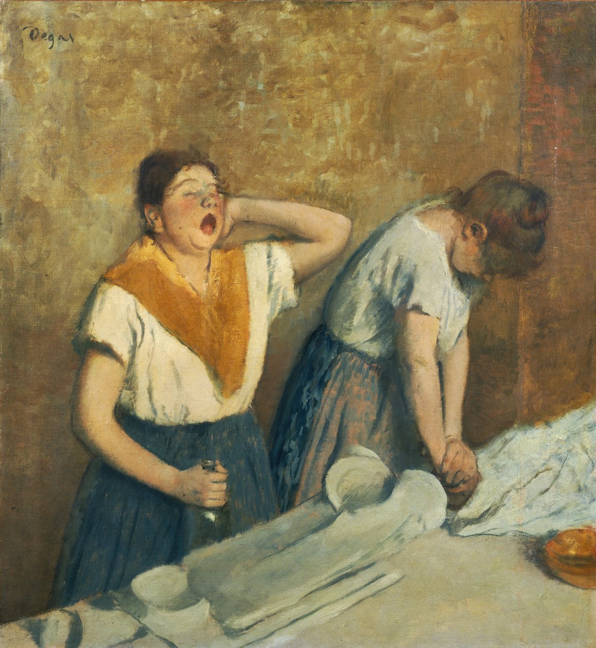 Les blanchisseuses - Edgar Degas