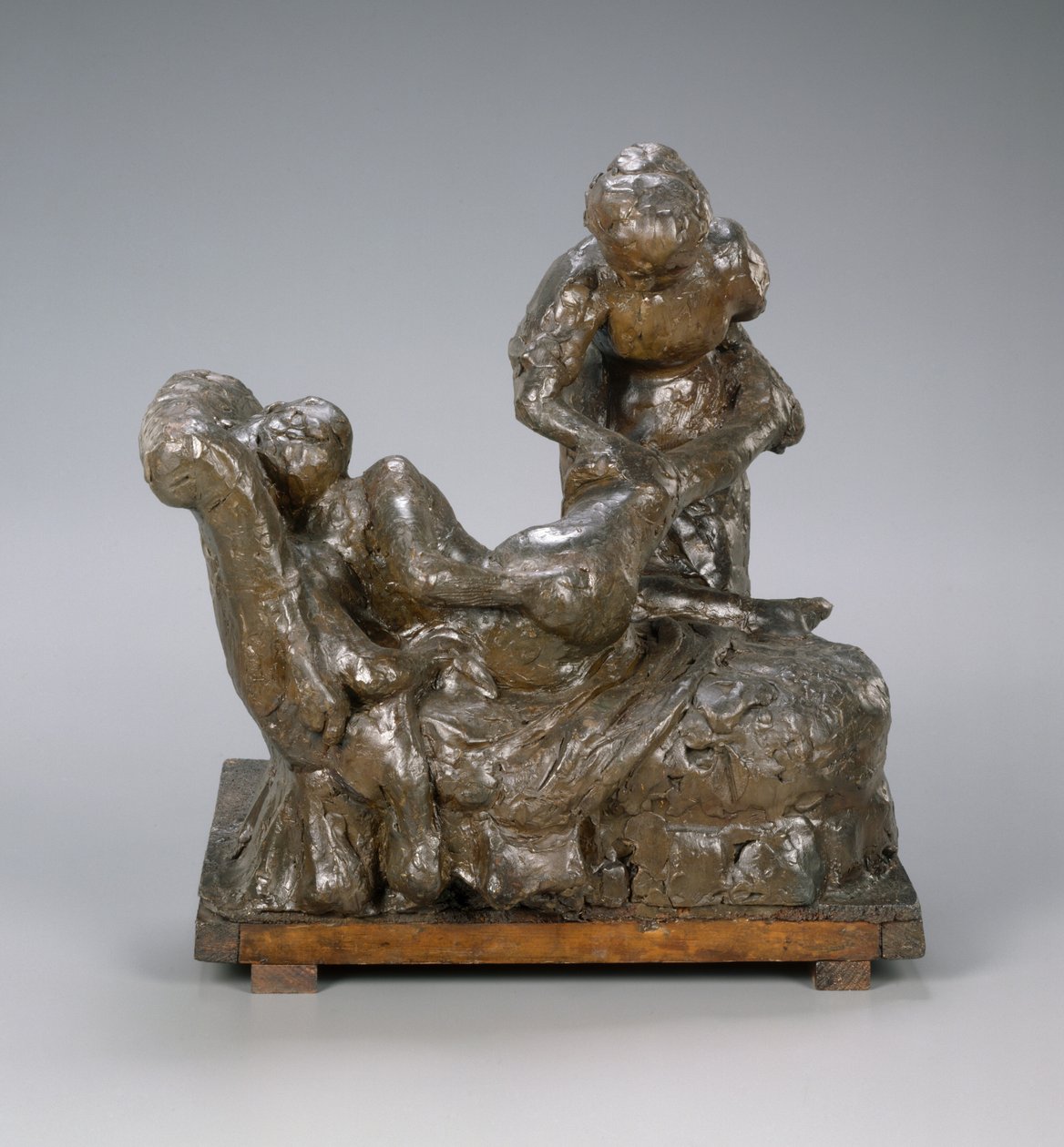 La masseuse, groupe - Edgar Degas