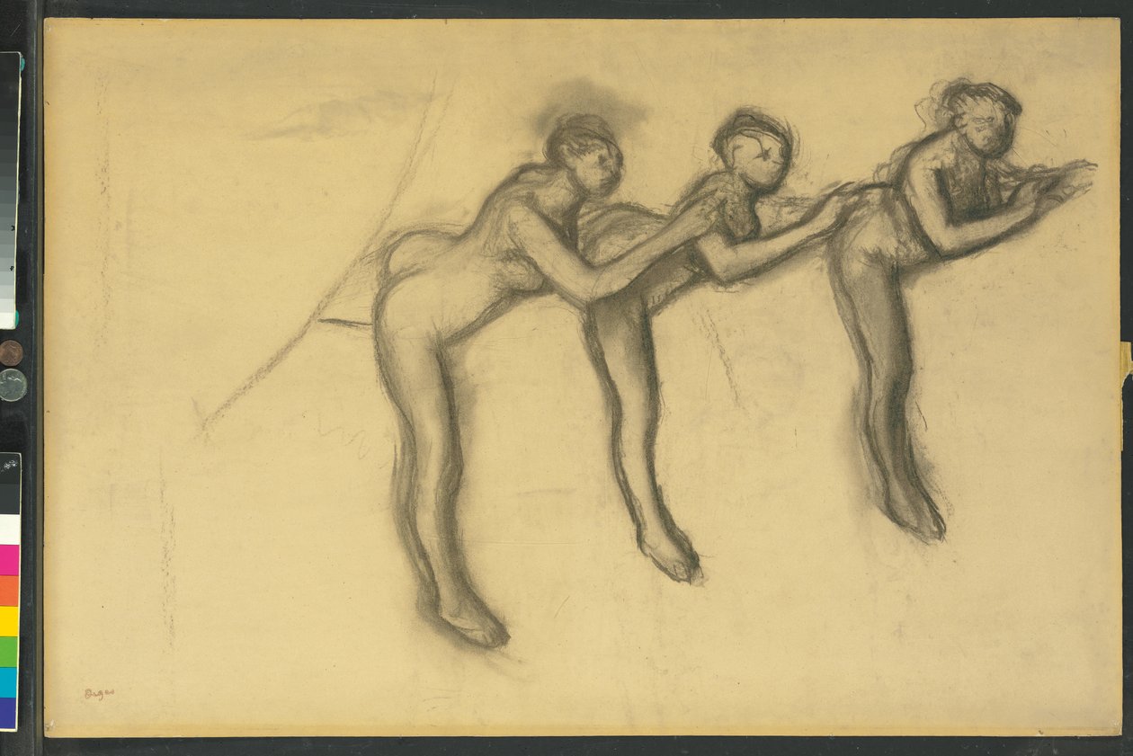 Trois danseurs en collants, vers 1895-1900 - Edgar Degas