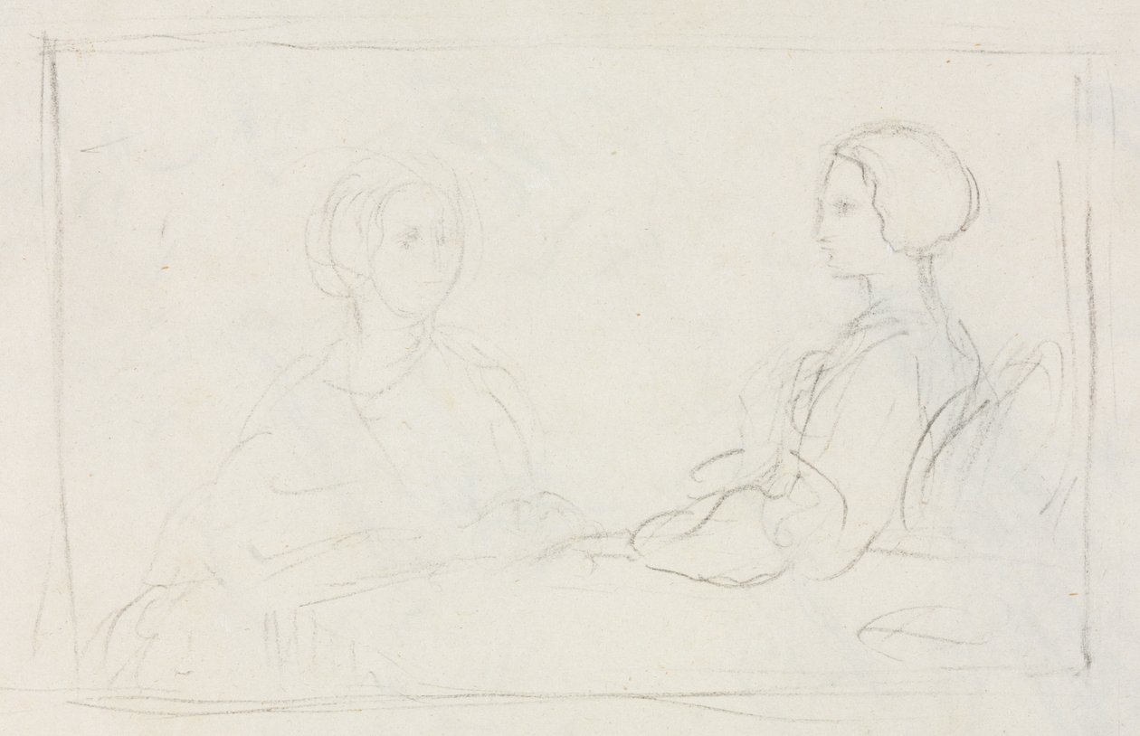 Deux femmes assises (verso) - Edgar Degas