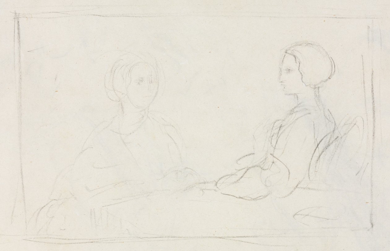 Deux femmes assises (verso) - Edgar Degas