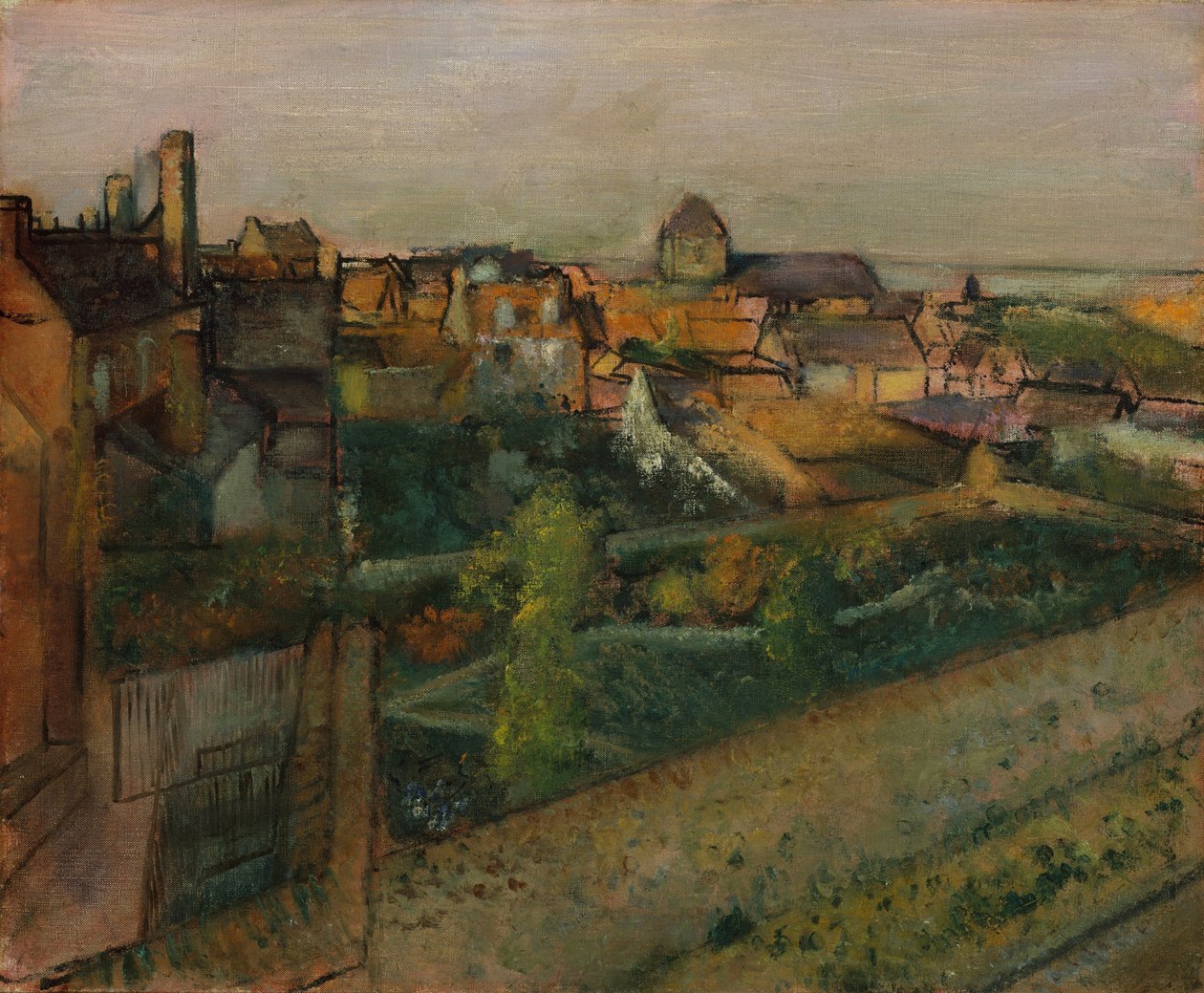 Vue de Saint-Valéry-sur-Somme, 1896-98 - Edgar Degas