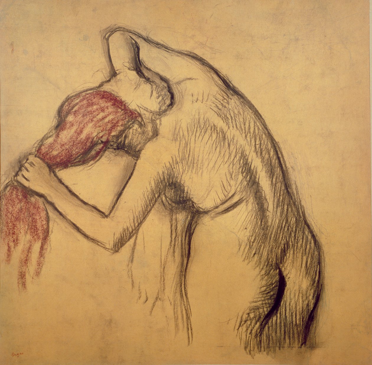 Femme se séchant - Edgar Degas