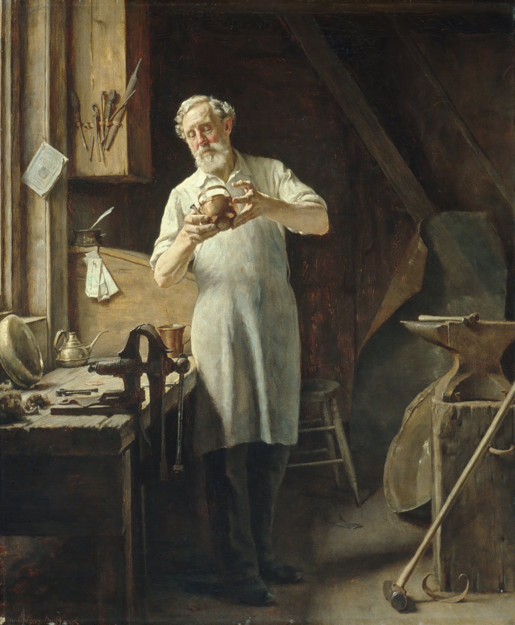 Le Chaudronnier, vers 1898 - Edgar Melville Ward