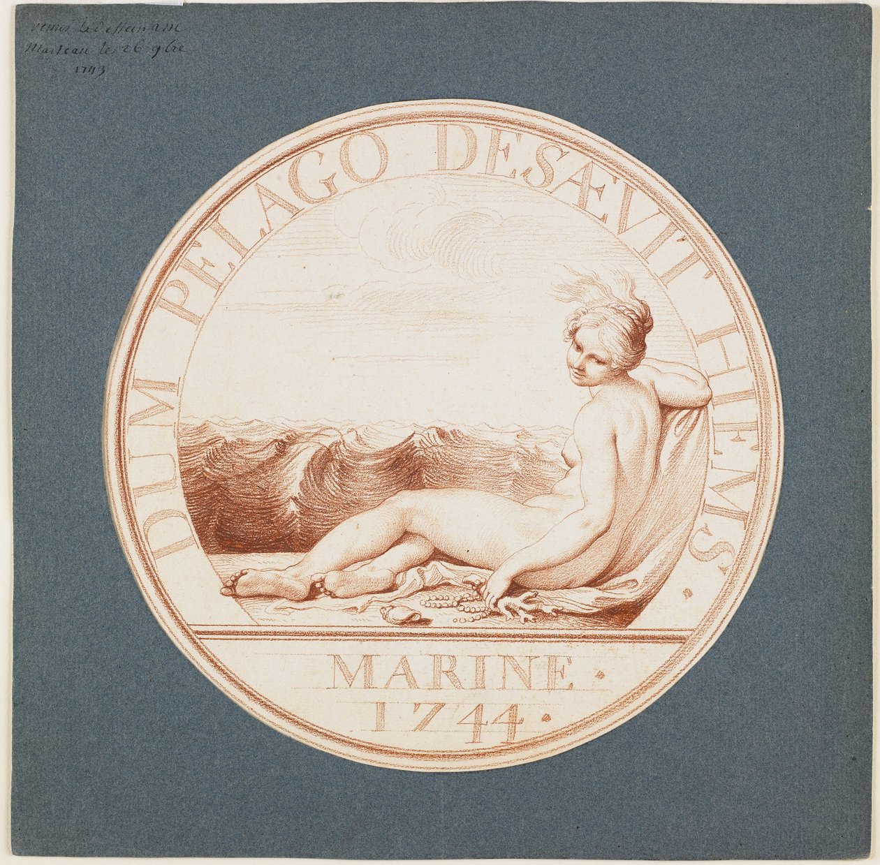 Allégorie marine, c. 1743 - Edmé Bouchardon