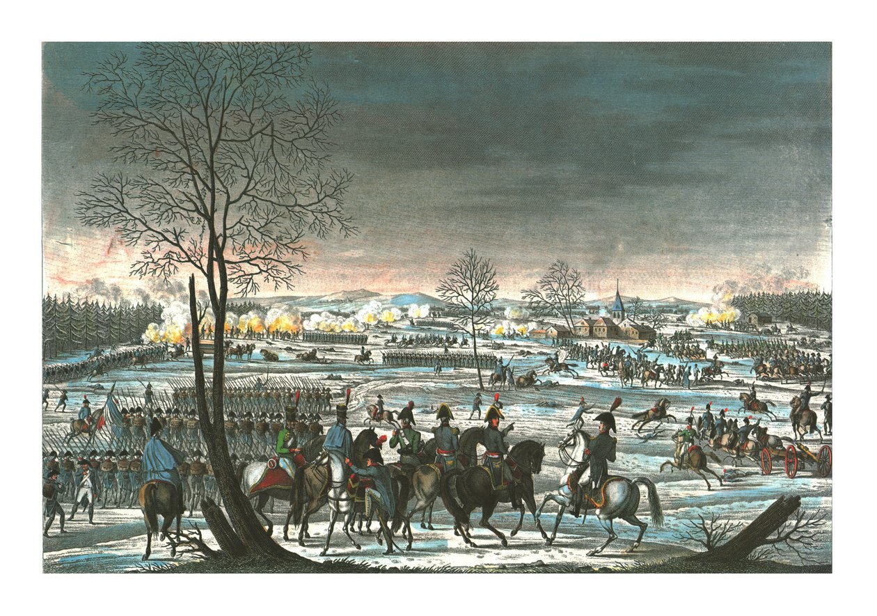 Bataille près de Hohenlinden, 3 décembre 1800, vers 1850 - Edme Bovinet