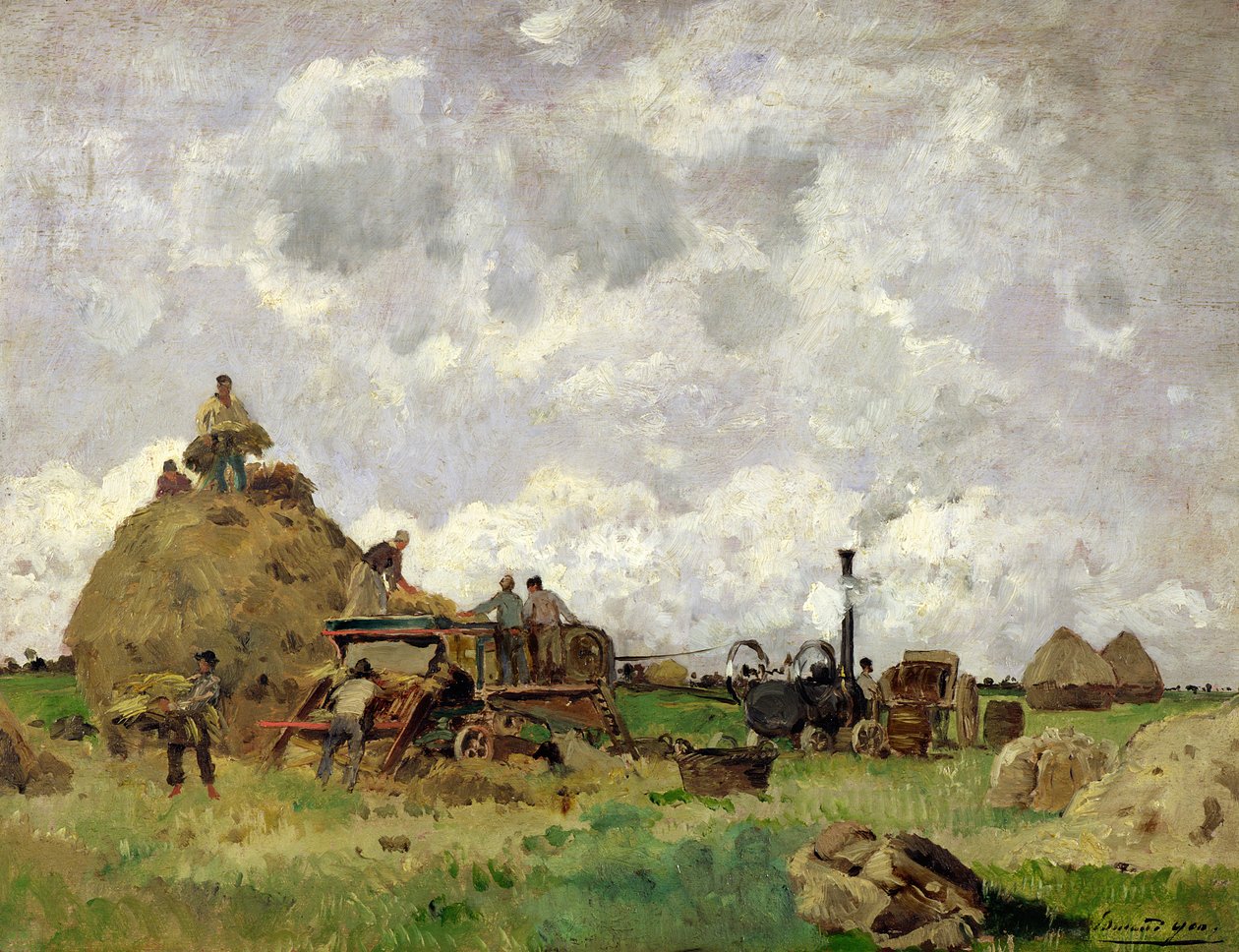 La machine à battre - Edmond Charles Yon