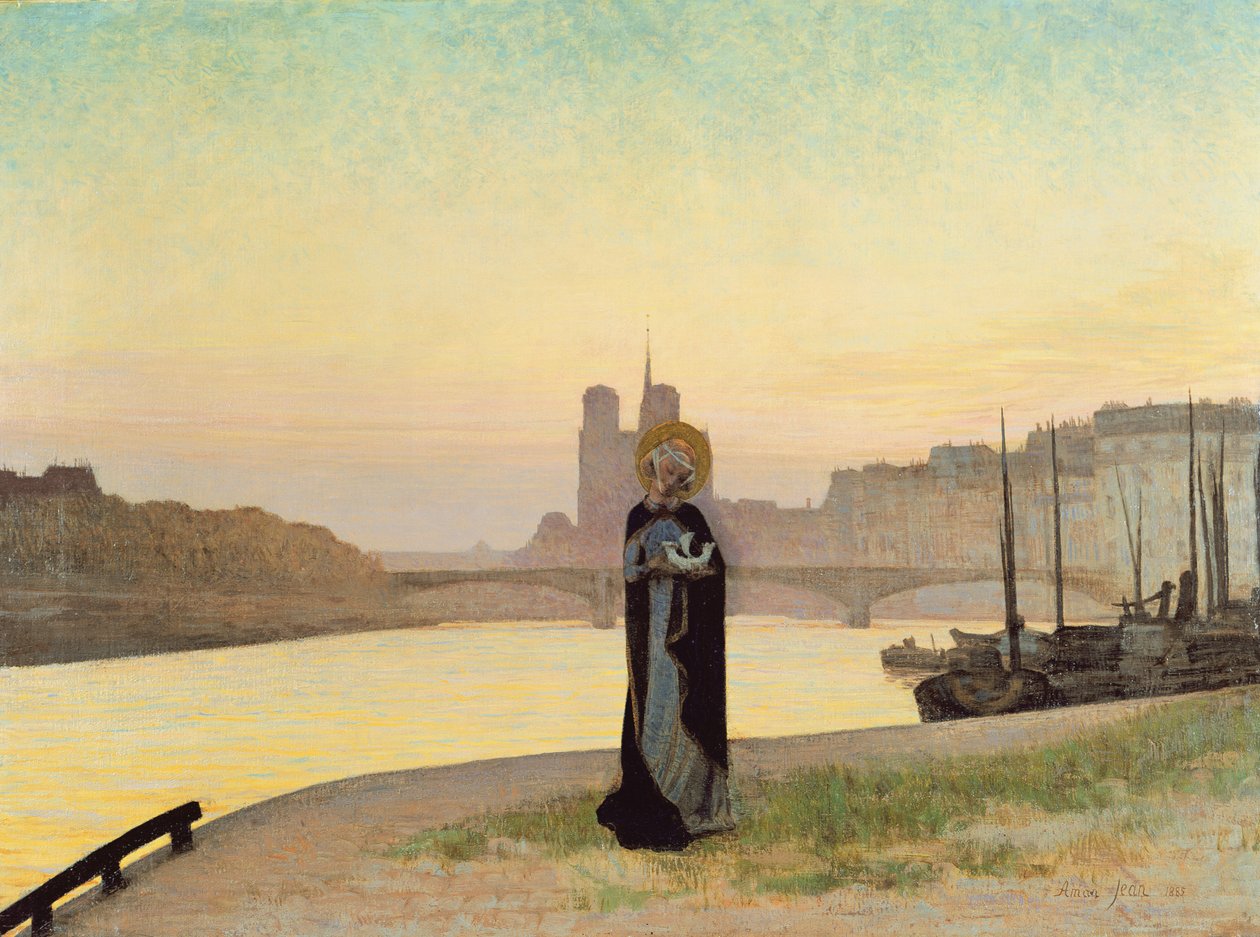 Sainte Geneviève, 1885 - Edmond François Aman Jean