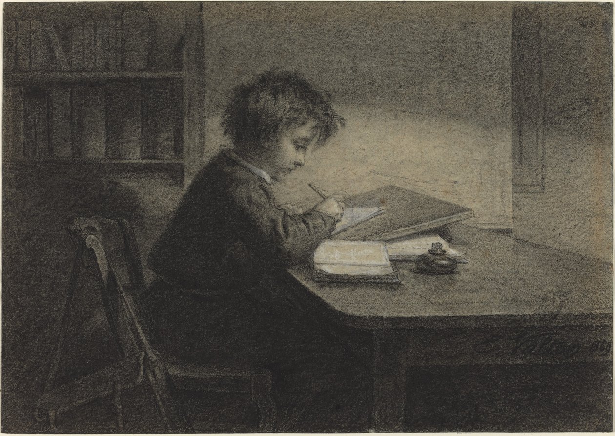 Le savant - Edmond Eugène Valton