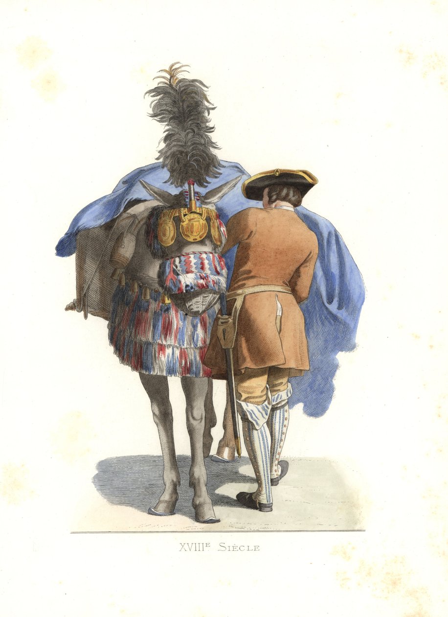 Un serviteur équestre, France - Edmond Lechevallier Chevignard