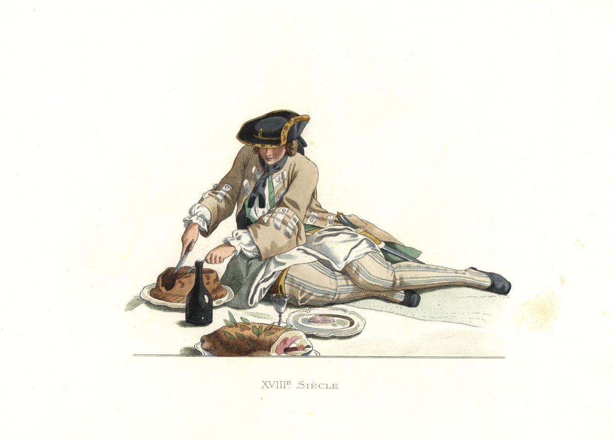 Gentilhomme en tenue de chasse, France - Edmond Lechevallier Chevignard