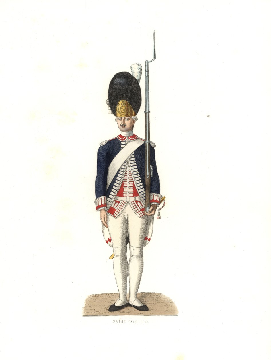 Soldat des Gardes françaises - Edmond Lechevallier Chevignard