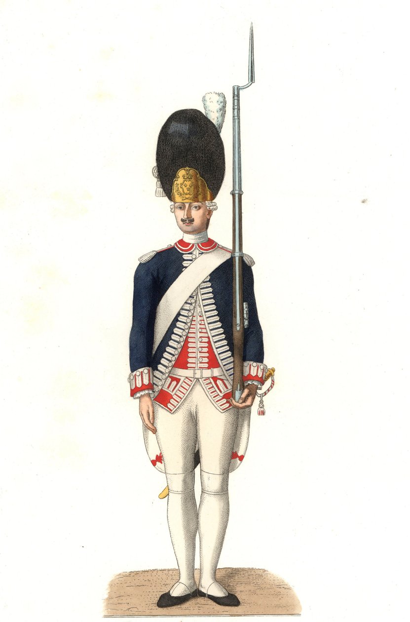 Soldat des Gardes françaises - Edmond Lechevallier Chevignard