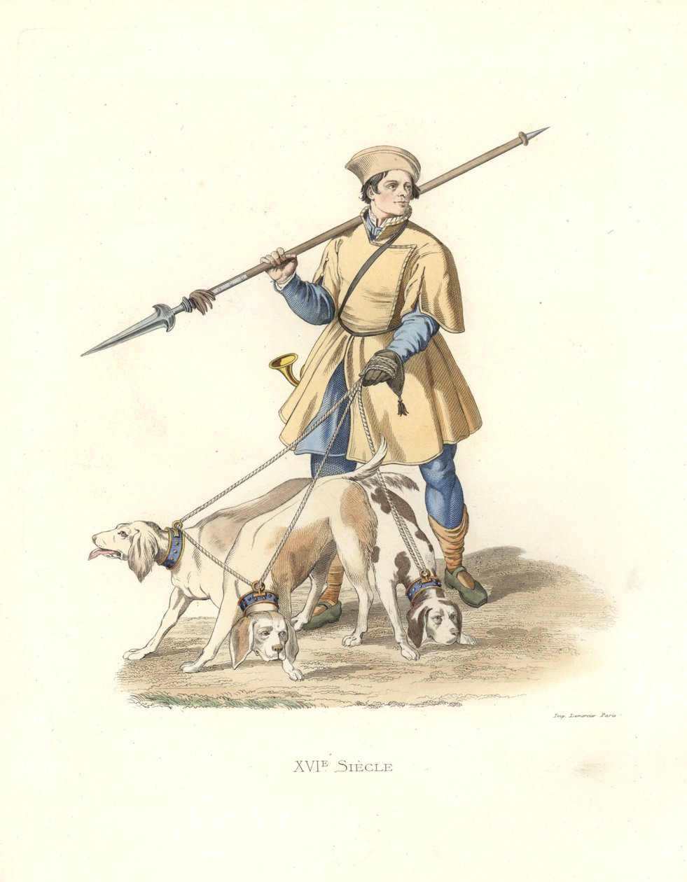 Valet de chiens sous François Ier - Edmond Lechevallier Chevignard