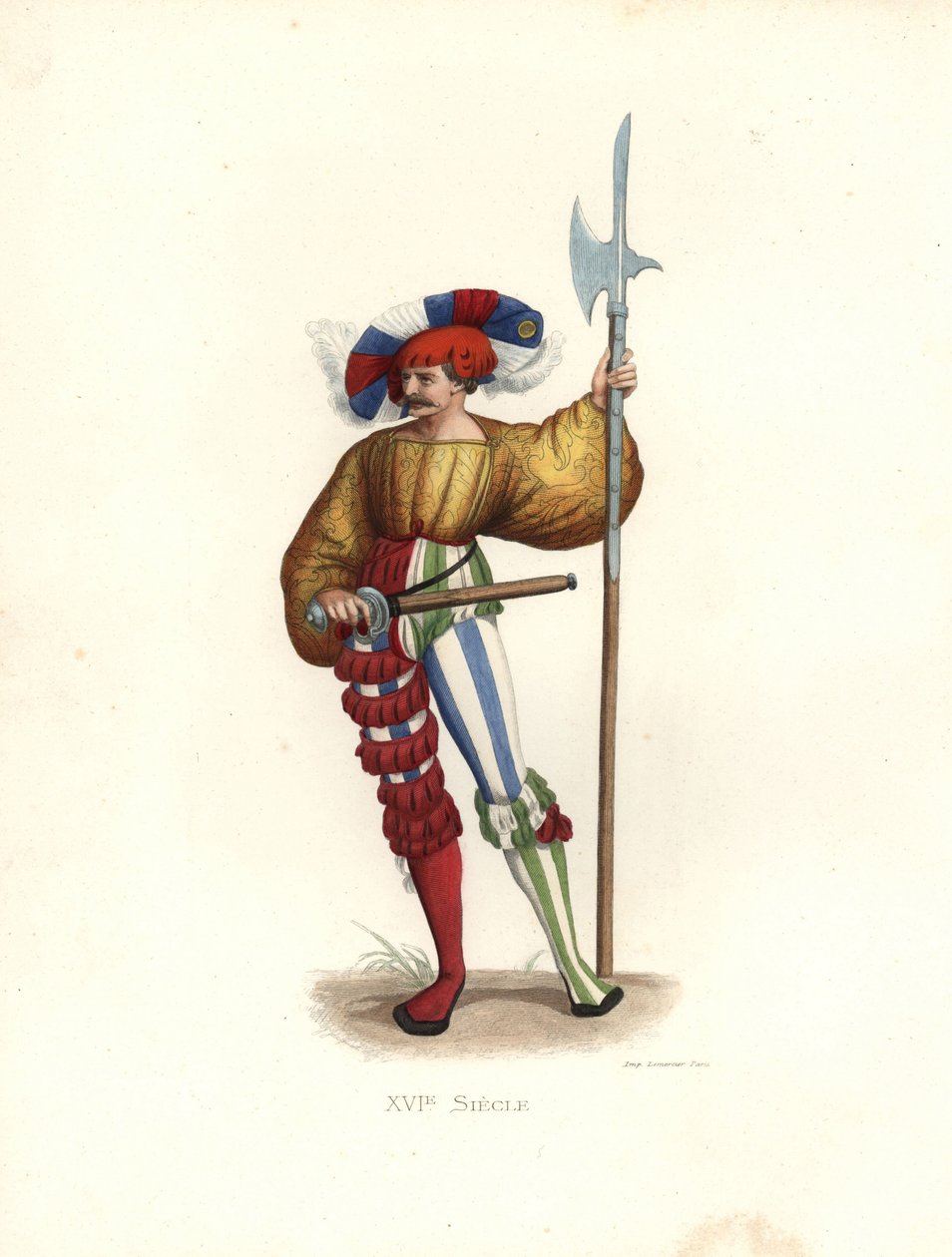 Hallebardier - Edmond Lechevallier Chevignard