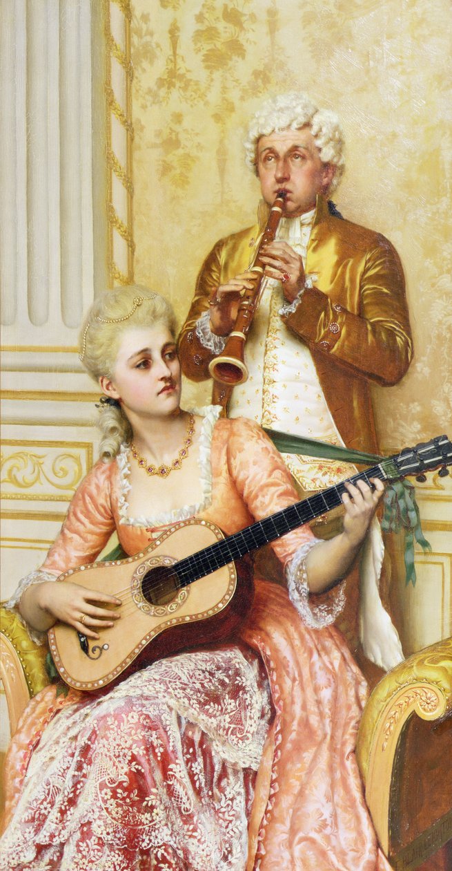 La Répétition, 1886 - Edmund Blair Leighton