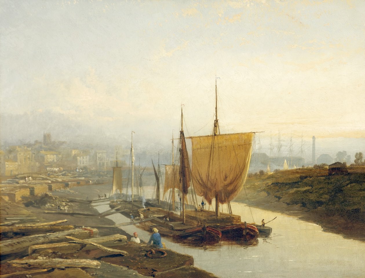 Quai de Gloucester, 1858 - Edmund John Niemann