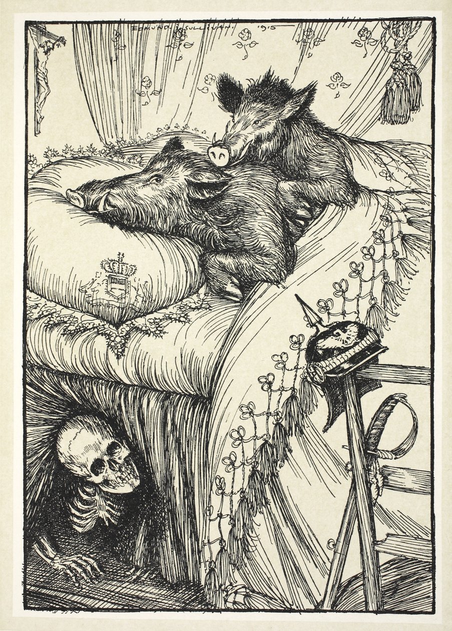 Le lit belge, illustration de 