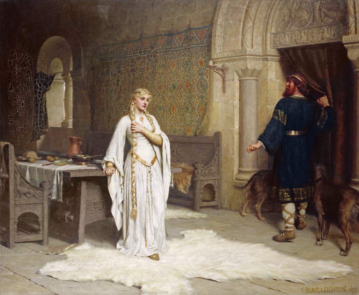 Dame Godiva - Edmund Blair Leighton