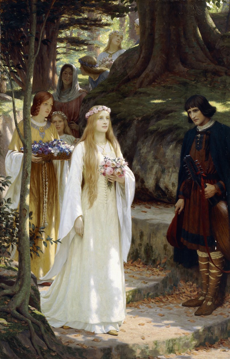 Ma Belle Dame, 1914 - Edmund Blair Leighton