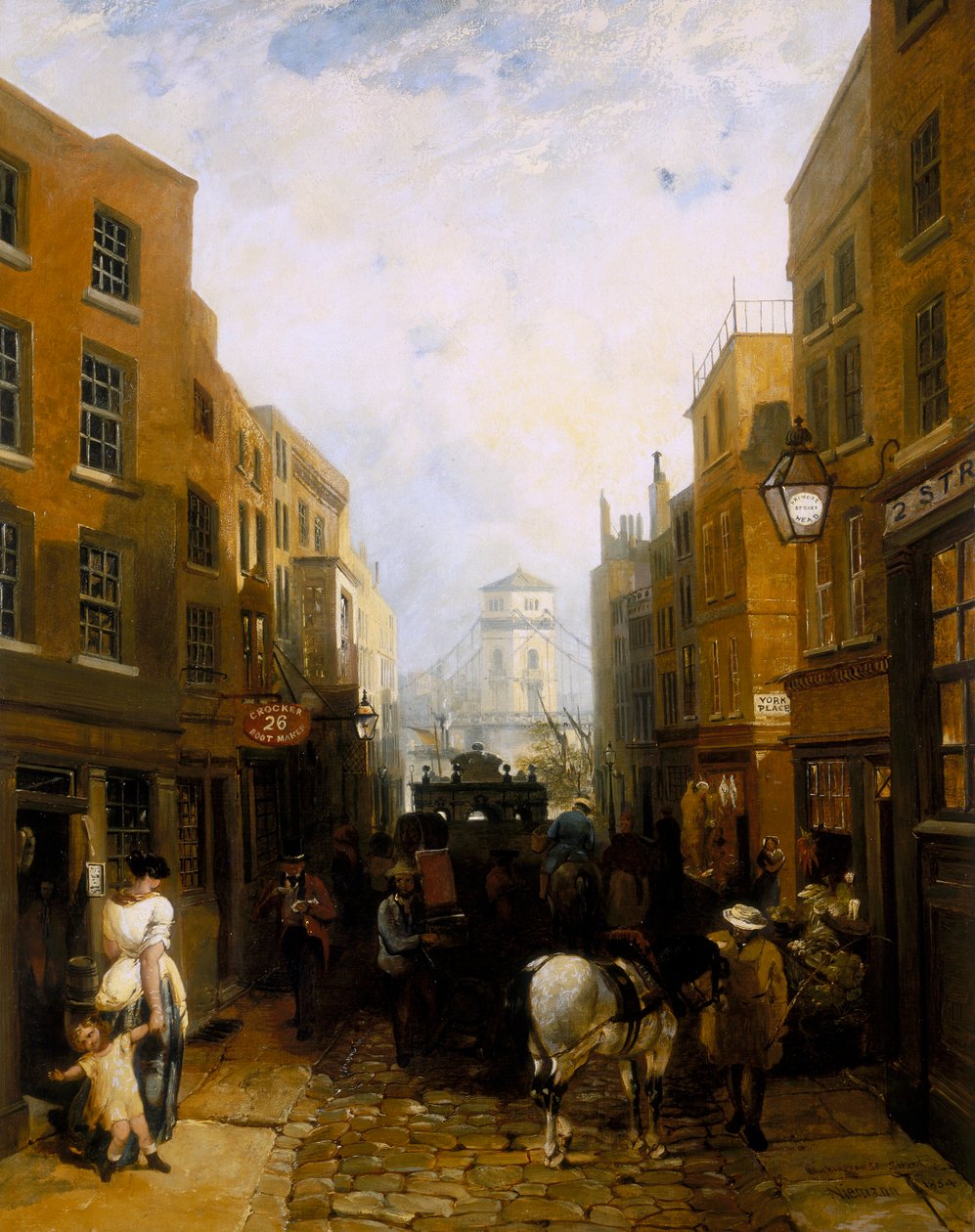 Buckingham Street, Strand, 1854 - Edmund John Niemann