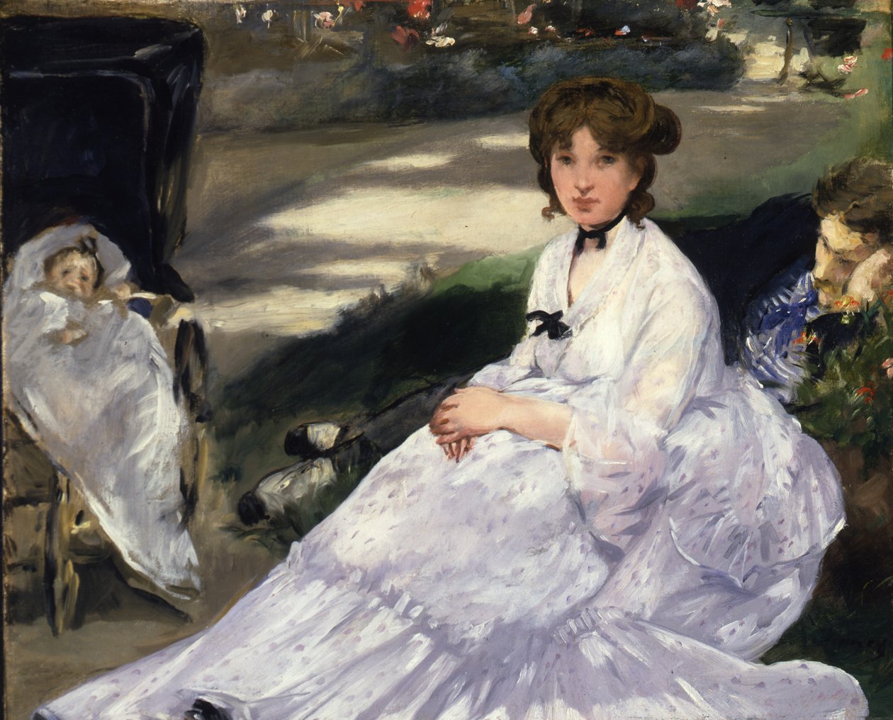 Au Jardin - Édouard Manet